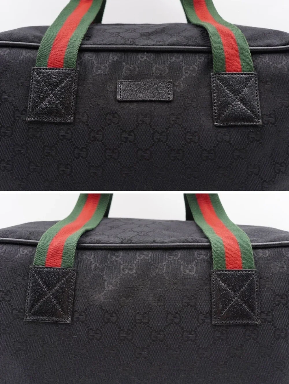 CM20 💗 Gucci GG Canvas Web duffel Bag